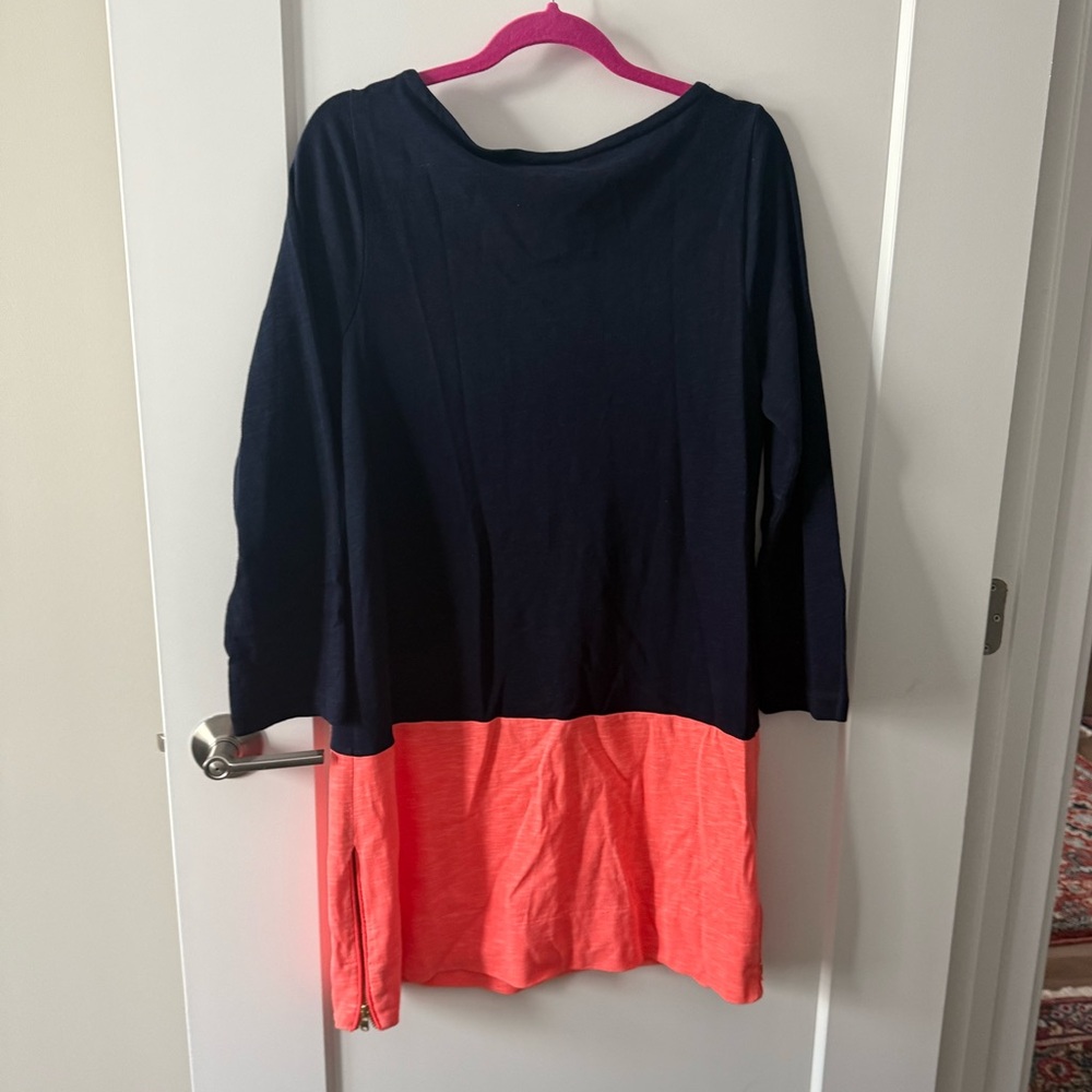 J Crew Colorblock Cotton Dress